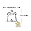 WDYJMALL Princess Magic Castle Shape Cookie Cutter