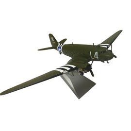 Douglas C-47 Skytrain/Dakota 1/100 Diecast Aircraft Model 75th Anniversary of The Battle of Normandy (C47-02)