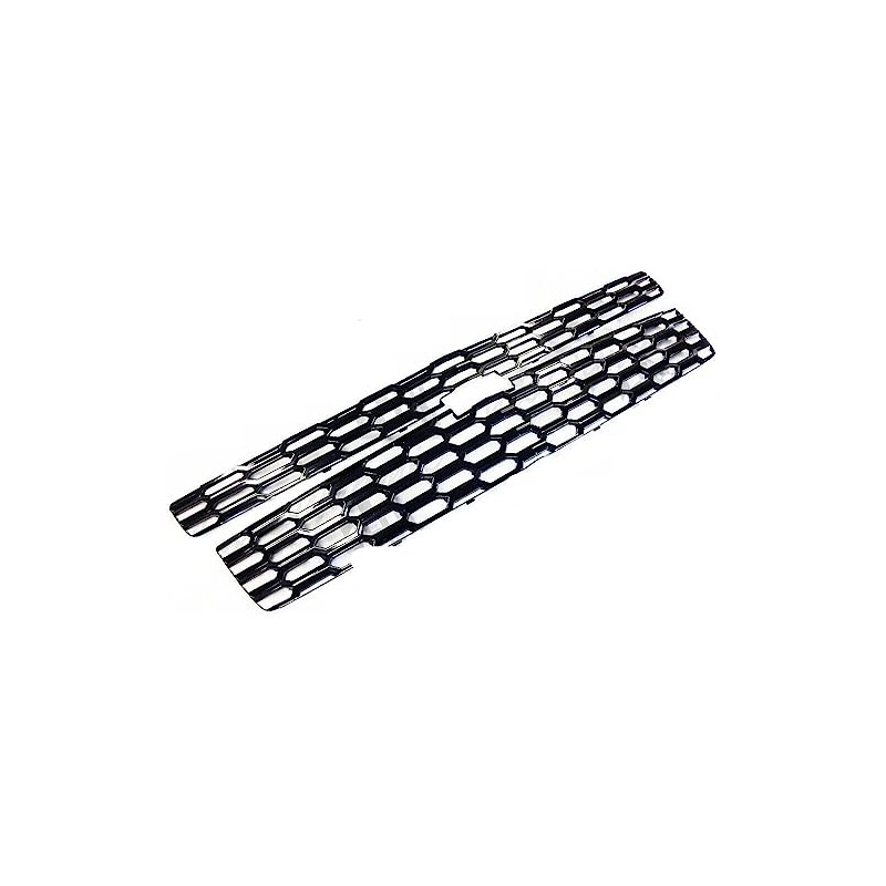 Overun SURE-Fit snap on style Glossy Black Front Grille Overlay
