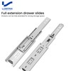LONTAN Full Extension Drawer Slides 8 Inch Ball Bearing Cabinet