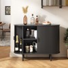 ONBRILL Sideboard Buffet Cabinet with Storage, 40" Storage Cabinet with