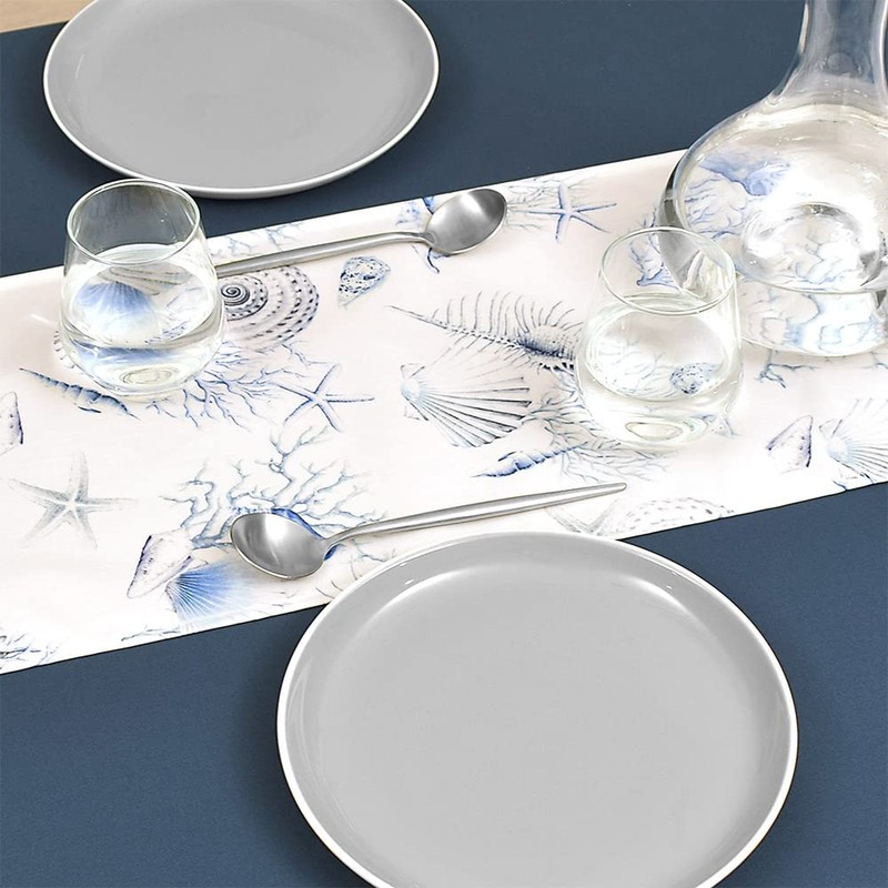 Style Decor W2700410 Laminated Table Runner, Waterproof, Nordic Table Center,