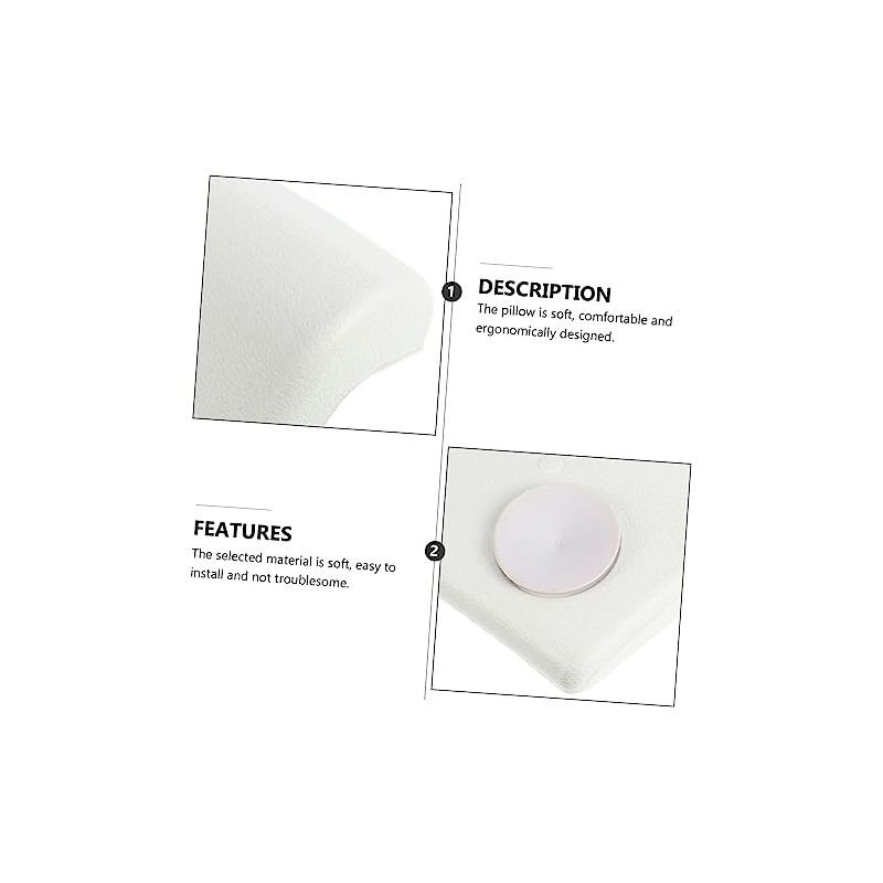 Beavorty Beavorty 1pc Bathtub Pillow Bath Cushion Bathtub Neck Pillow