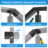 RailinGo Handrail Vertical Pivot Connector - Flat Handrail Accessories, POM