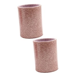 Ciieeo 2pcs Desktop Makeup Brush Organiser Leather Pencil Holder Pen Cup for Desk