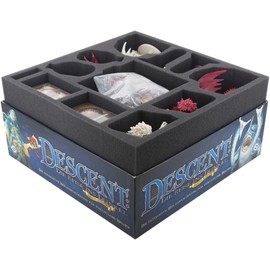 Feldherr Schaumstoff-Set kompatibel mit Descent: Reise ins Dunkel 2. Edition - Grundspiel-Box