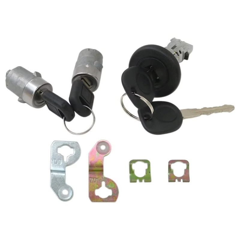 707835, 924-725 Ignition Switch Lock Cylinder with Pair Front Door