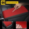 AOMSAZTO Console Covers for 2014-2019 Toyota Corolla Black with Red