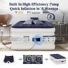 KNZZO Air Mattress Twin with Built-in Pump, Blow Up Mattress