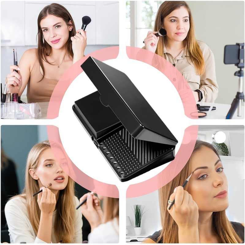 Pad Limpiador De Brochas De Maquillaje Herramienta de Limpieza Mini