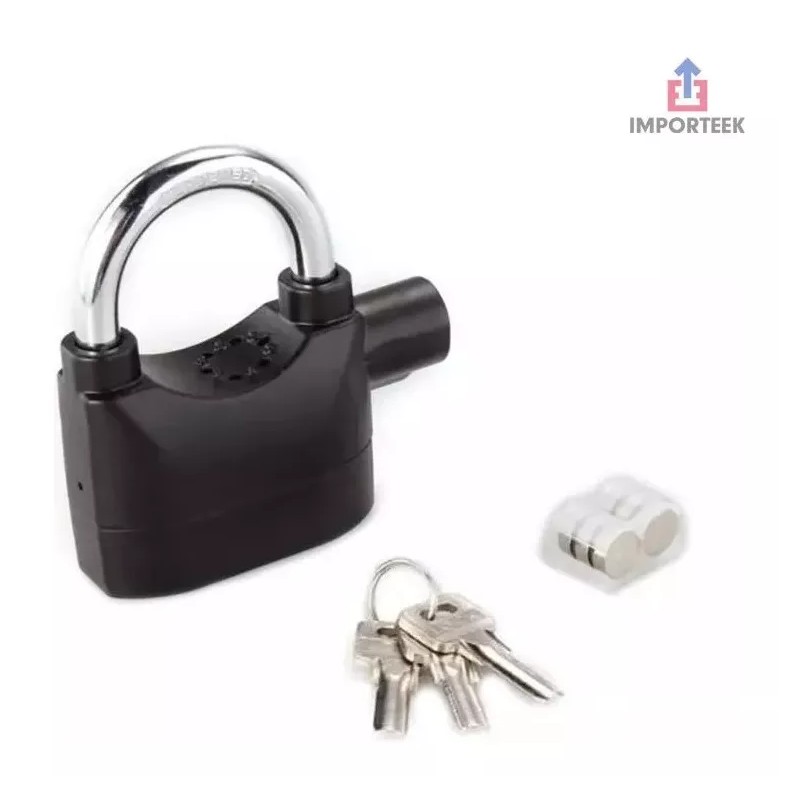Importeek 5pz Candado Alarma Moto Bicicleta Seguridad Antirrobo