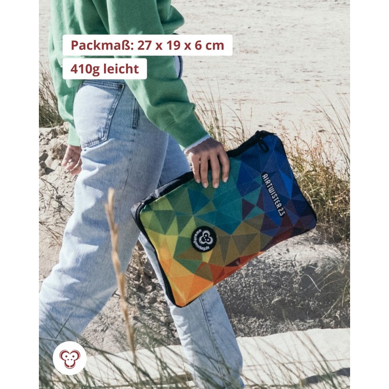 Skymonkey Airtwister 1.8 Parafoil Kite incl. Carrying Bag and Flight