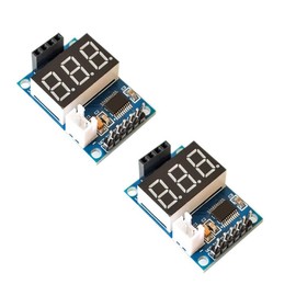 HC-SR04 High Precision Ultrasonic Output Measuring Module, Metal Serial Interface Proximity Sensor, with Serial Connection, Digital Tube Display, Distance Finder Board, 3-400 cm, Pack of 2