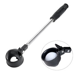 MUXSAM Golf Ball Retriever Retractable Steel Saver Telescopic Golf Ball Pickup Scoop Pick Up
