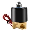 Heschen Brass Electric Solenoid Valve, 2W-025-08, PT1/4'', AC220V, Direct Action