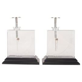 Foil Electroscope Compact Structure High Sensitity Precise Scale Physics Electrometer for Teaching Aids Experiments