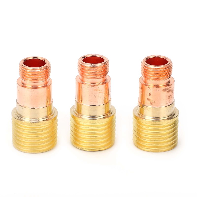 Welding Torch Kit Glass Nozzle Gun Tail Tungsten Clamp Silicone