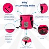 PBP Bailey 30L Folding Bucket with Quick Hose Connector (Pink)