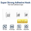 YASONIC Shower Caddy Adhesive, No Drill Bathroom Shower Organizers, with