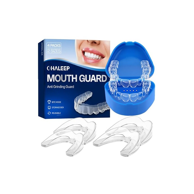 OHALEEP Anti Grinding Mouth Guard for Teeth Protection
