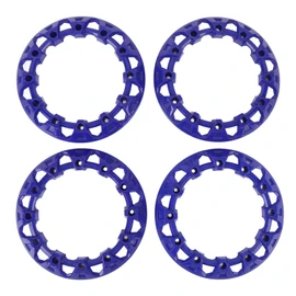 ATV Wheel Rim Hub Protection, 4Pcs 8 Inch Wheel Trim Hub Protection Decor Plastic Hubcap Decorative Side Cover Universal ATV Wheel Hub Decor for ATVs, Go Karts, and Other