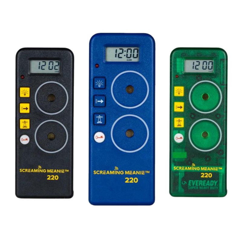Screaming Meanie 220 Alarm Clock and Timer, Extremely Loud for