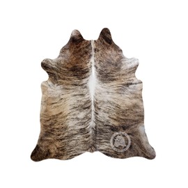 Brindle Cowhide Rug Approx. 5ft x 7ft 150 cm x 210 cm