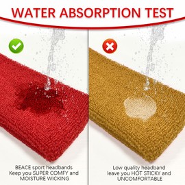 Sweatbands Red Headband Skincare Headband Headband For Washing Face Spa Headband Headbands For Men White Headband Makeup Headband Head Sweat Band Sweatbands For Men Sweatbands Head Sweatband For Women