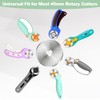 45mm Rotary Cutter Blades 10Pcs by Zyphioca, Fits Fiskars, OLFA,