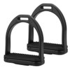 Horse Stirrup-1 Pair Black High Strength Horse Stirrup Durable Quality
