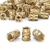 ORTAVA M6 Thread Insert, Pack of 30 Press-in Nuts, Brass