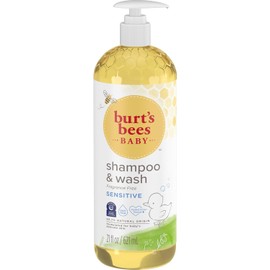 Burt's Bees Baby Bee Fragrance Free Shampoo and Wash, 21 Fluid Ounces
