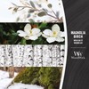 WoodWick Medium Hourglass Candle, Magnolia Birch - Premium Soy Blend