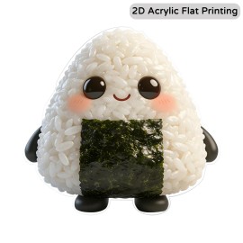 A Cute Rice Ball Patterned Fridge Magnet, Perfect As a Fun Gift for Food Lovers, Suitable for Decorating Refrigerators,Mailboxescolor: Multi-color