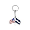 Keychain USA-HONDURAS FLAGS
