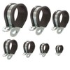 Pipe Clamps with Rubber Insert Sets, Different Diameters, 6 -