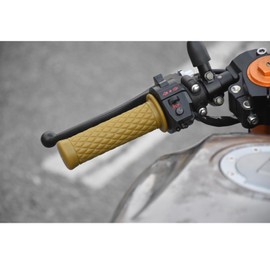 DKMOTORK 0032-1 Dirt Bike Grips Motorcycle Handlebar Grips for 7/8" 22mm/24mm Handlebars Non Slip Universal Khaki