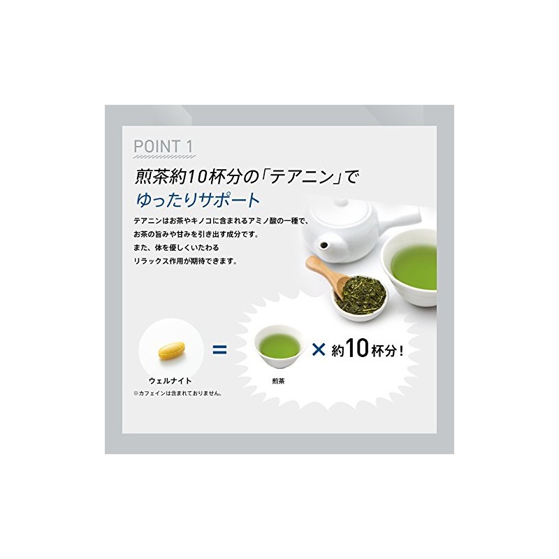 GABA Glycine Theanine Formulated Wellnite, 1 Capsule Per Day, 30