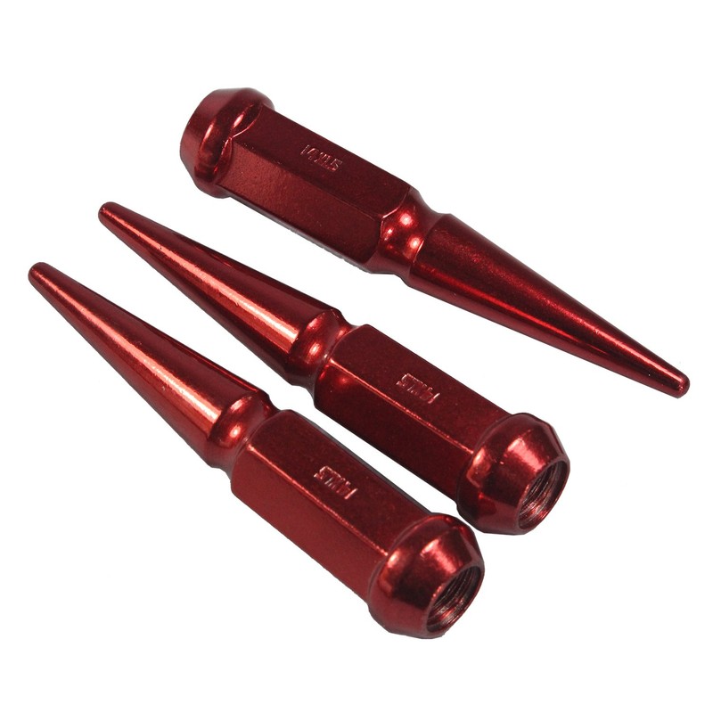 JDMSPEED New Wheel Spike Lug Nuts (24pcs) with 1 Socket