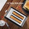 YSSOA 2-Slice Toaster, 5 Browning Setting and 3 Function: Bagel/Defrost/Cancel,