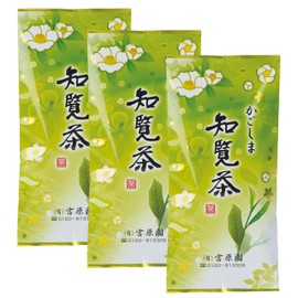 Miyahara-en Chiran Tea Green 3.5 oz (100 g) x 3 Bags Chiran Tea Leaves Produced in Kagoshima Prefecture
