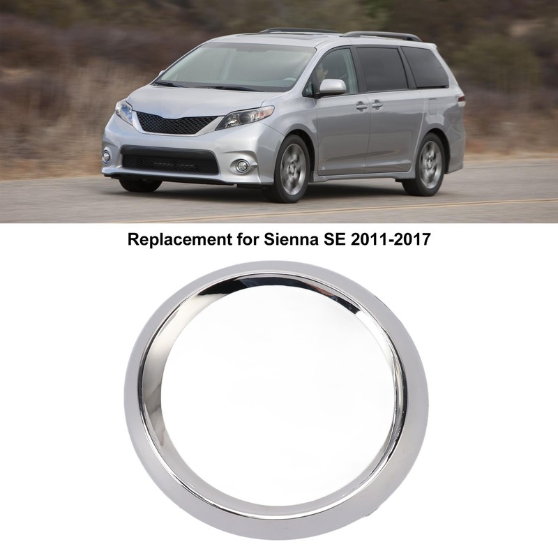 Fog Light Bezel TO1038150 Chrome Trim Bezel Cover Ring Replacement
