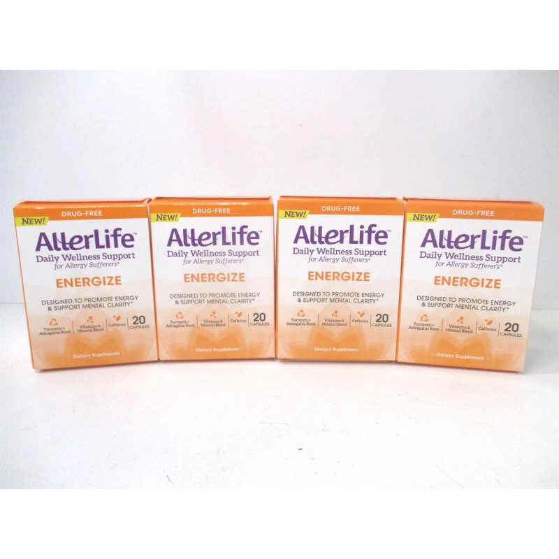 AllerLife Energize Daily Dietary Supplements & Energy Support 20ct. -