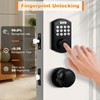 Probrico Smart Keyless Entry Door Lock with Knob Set, Fingerprint