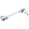 JUSTAUS 1/4 Inch Mini Double Headed Ratchet Wrench 72 Tooth