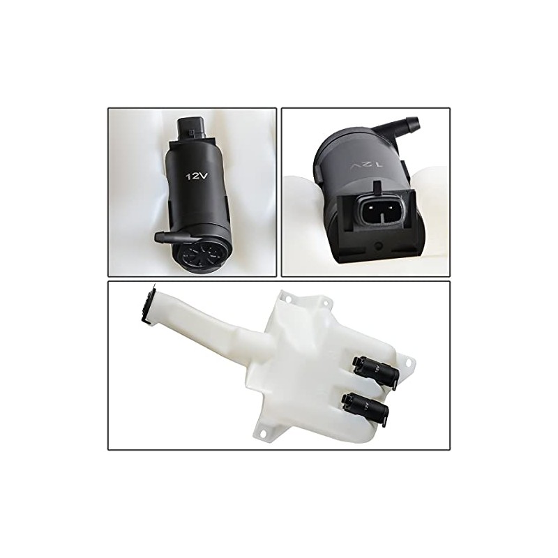 Auto Dynasty MI1288112 Factory Style Car Windshield Washer Reservoir Tank