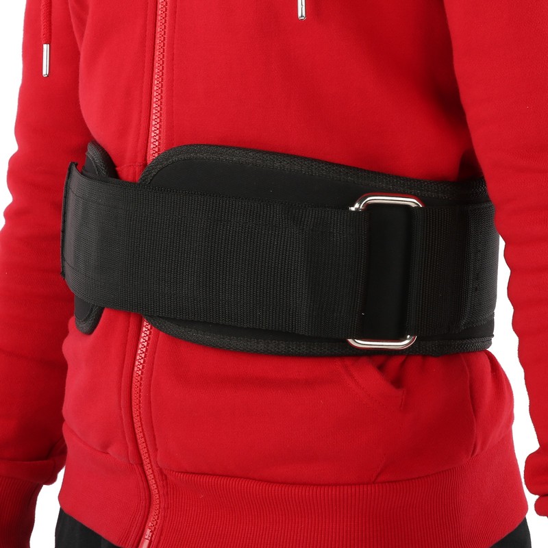 Weight Lifting Belt Fitness Training Waist Support Brace Widen Nylon