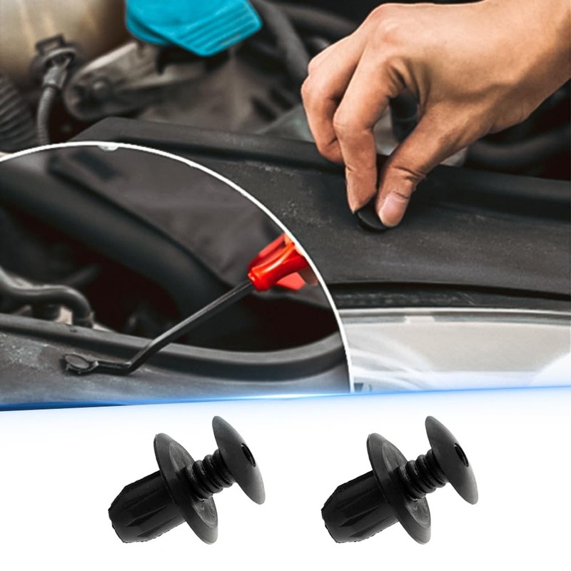 Mtsooning 50 pcs für T4 Transporter Eurovan Schwarz Verkleidung Clips