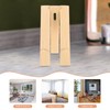 Healifty Folding Fan Display Stand Wood Fan Display Stands Wall