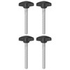QUARKZMAN 4 Pcs T Wing Knobs Thumb Screws M8 x